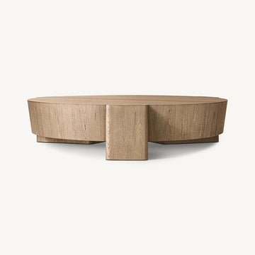 Scandinavian Solid Oak Coffee Table