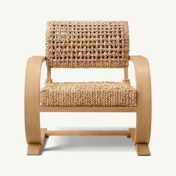 Natural Rattan Accent Chair